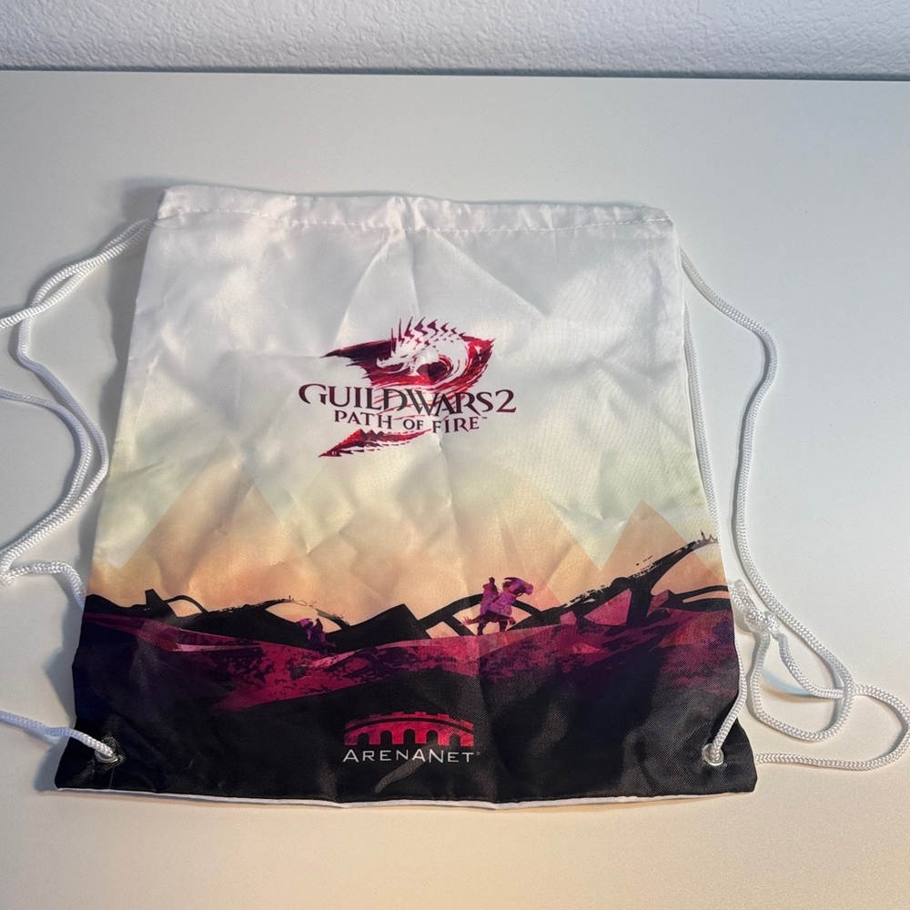 Guild Wars 2 Path of Fire Drawstring Bag